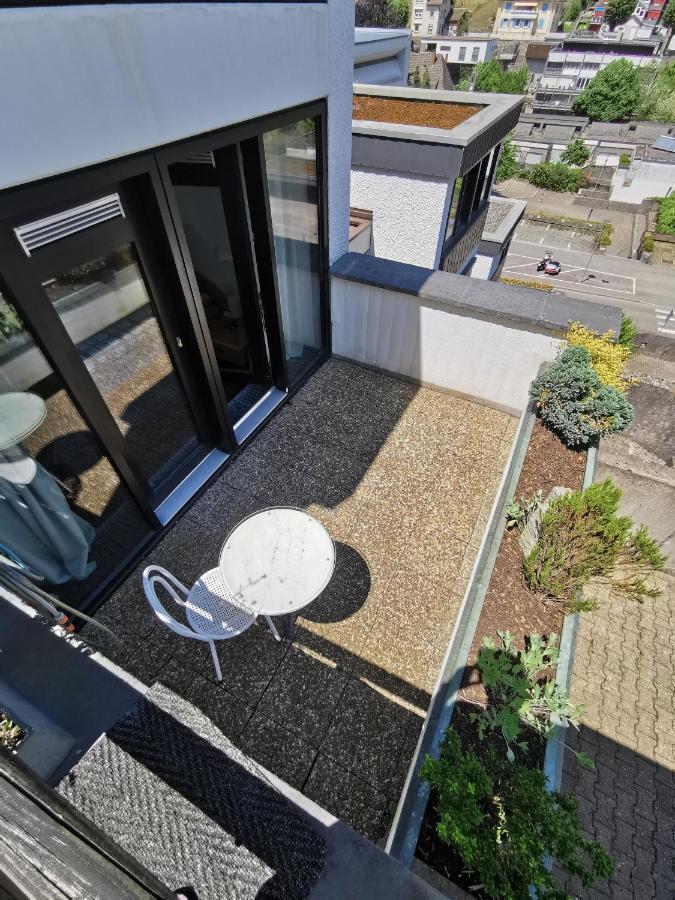 Terrassenwohnung Mit Toller Aussicht & Zentrumsnah Hornberg Dış mekan fotoğraf